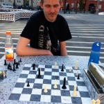 Kenneth og skak i Nørrebroparken